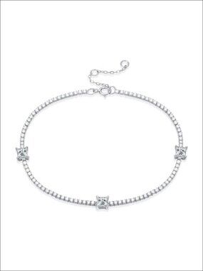 14K Gold over S925 Sterling Silver Aurora Diamond Bracelet VVS1 D-Color